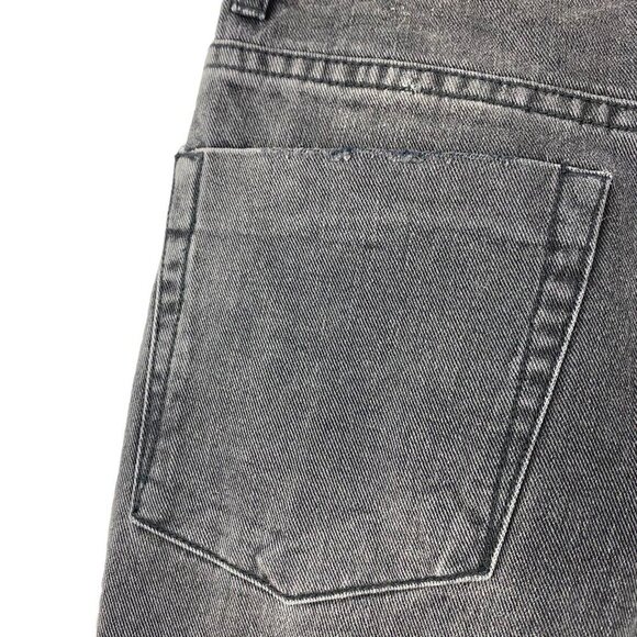 One x One Teaspoon High Rise Mom Fit Destroyed Knee Tapered Leg Frayed Hem US 26 - Picture 10 of 14